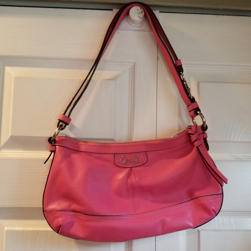 Light pink coach purse